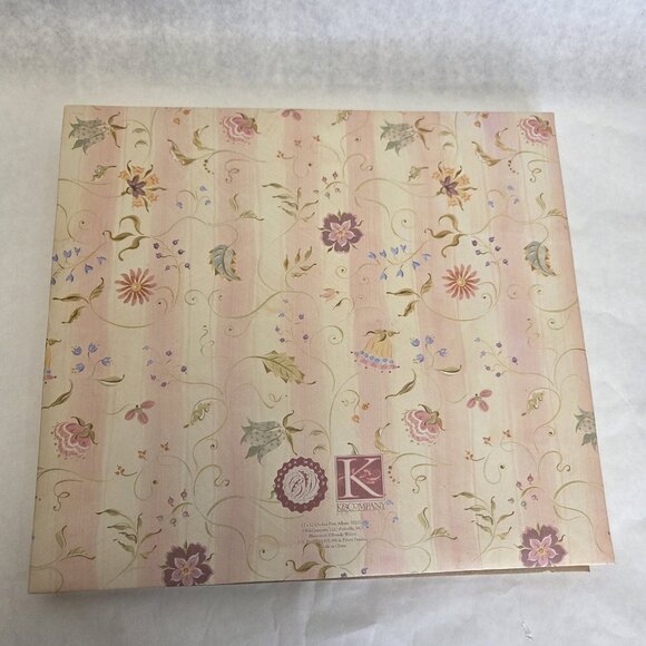 K & Co Scrapbook Kit By Brenda Walton 12x12 Chelsea Pink Glitter Floral Baby New - Picture 10 of 15